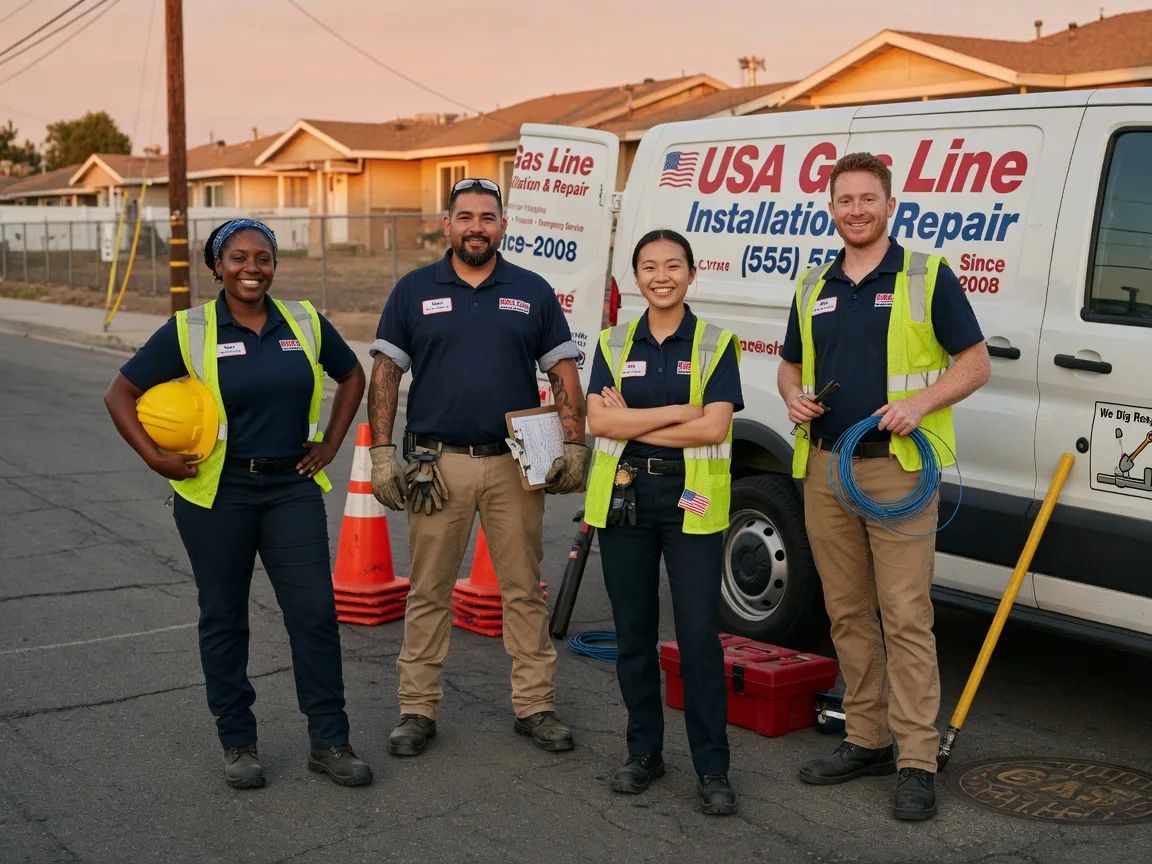 Gas Line Installation company in Collison, IL